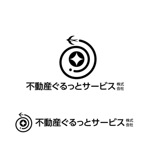 katu_design (katu_design)さんの不動産テック新会社「不動産ぐるっとサービス株式会社」のロゴをお願いいたします。への提案