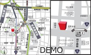 yum34 (yumiyumi)さんの新規フィットネスジムオープンの地図作成（大阪・難波）への提案