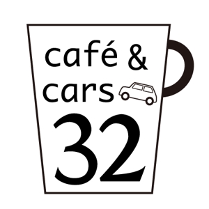 urieru7 (urieru7)さんの新規Open飲食店カフェダイニング「café&cars 32」のロゴへの提案