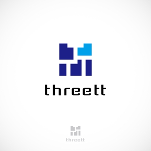 BLOCKDESIGN (blockdesign)さんのthreett (スリット)『3つのT』のロゴへの提案