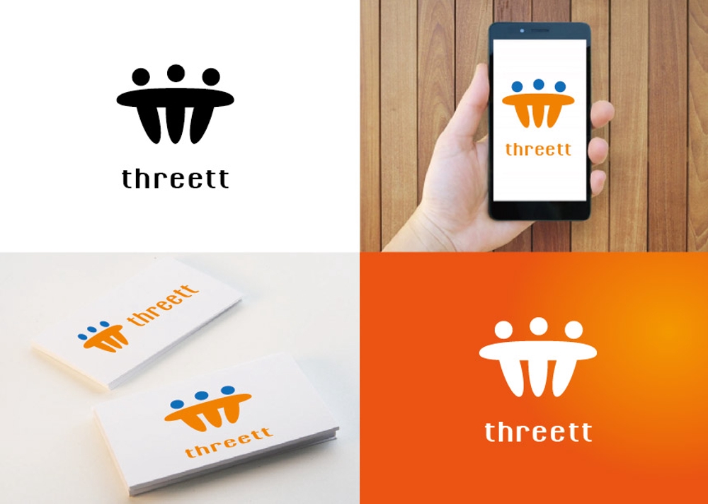 threett (スリット)『3つのT』のロゴ