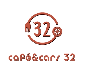 ぽんぽん (haruka322)さんの新規Open飲食店カフェダイニング「café&cars 32」のロゴへの提案