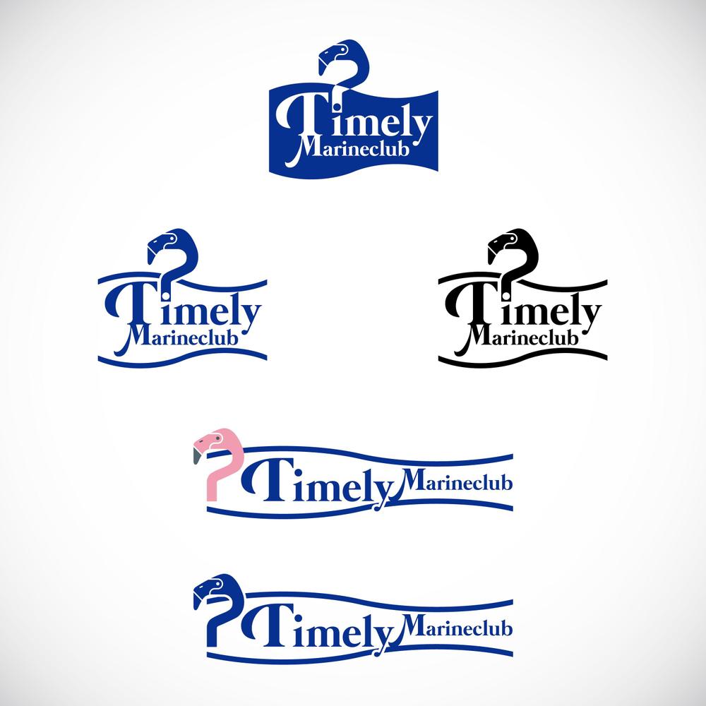 会社のクラブチームのロゴ制作 TIMELY MARINECLUB
