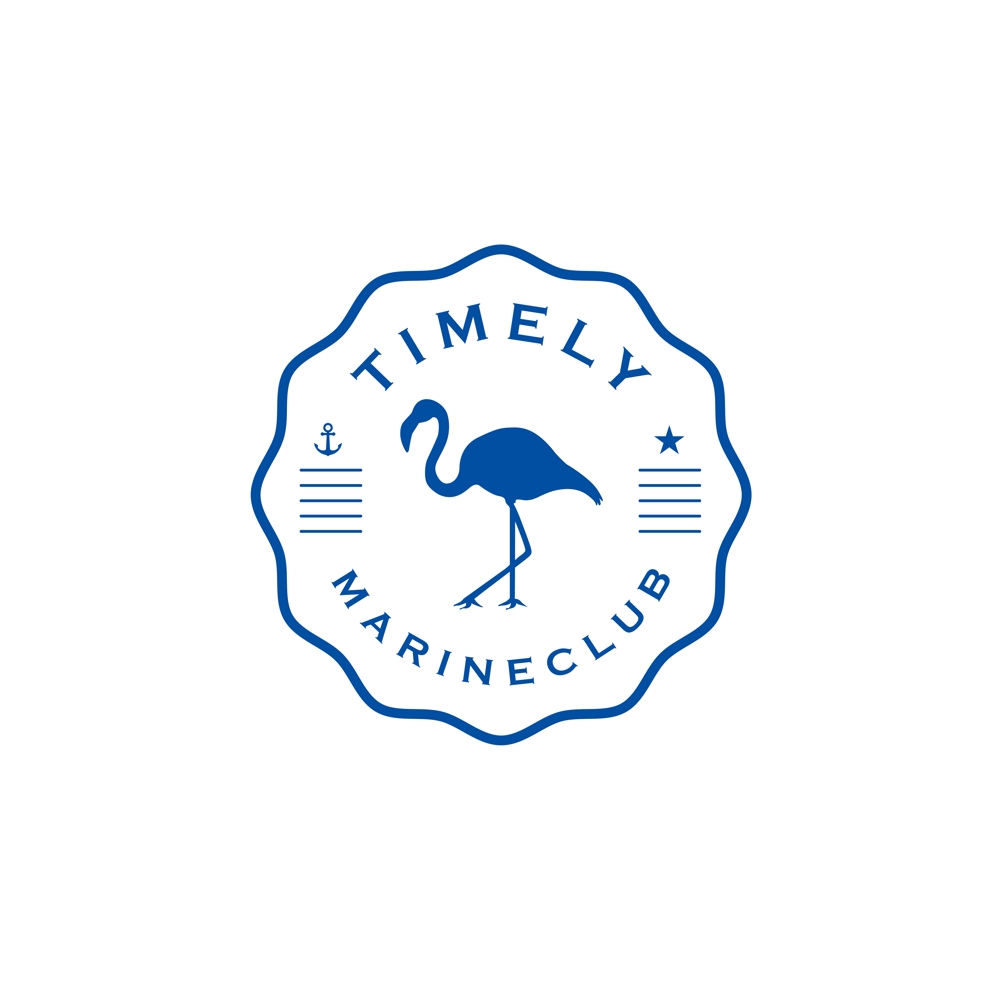 会社のクラブチームのロゴ制作 TIMELY MARINECLUB