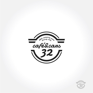 Sammy (locomoco92)さんの新規Open飲食店カフェダイニング「café&cars 32」のロゴへの提案