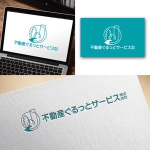 Hi-Design (hirokips)さんの不動産テック新会社「不動産ぐるっとサービス株式会社」のロゴをお願いいたします。への提案