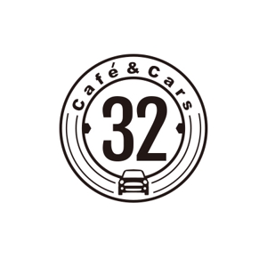yotsuba ()さんの新規Open飲食店カフェダイニング「café&cars 32」のロゴへの提案