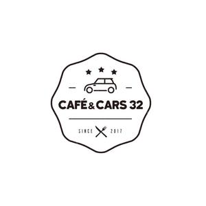 700_PROJECT (700_nanahyaku)さんの新規Open飲食店カフェダイニング「café&cars 32」のロゴへの提案