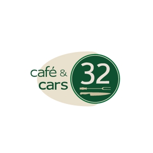 YNincさんの新規Open飲食店カフェダイニング「café&cars 32」のロゴへの提案