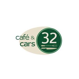 YNincさんの新規Open飲食店カフェダイニング「café&cars 32」のロゴへの提案