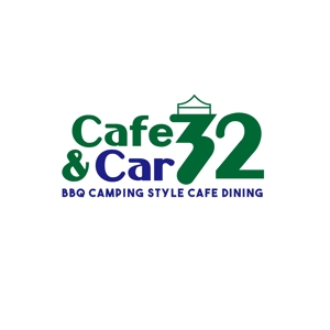 Hagemin (24tara)さんの新規Open飲食店カフェダイニング「café&cars 32」のロゴへの提案