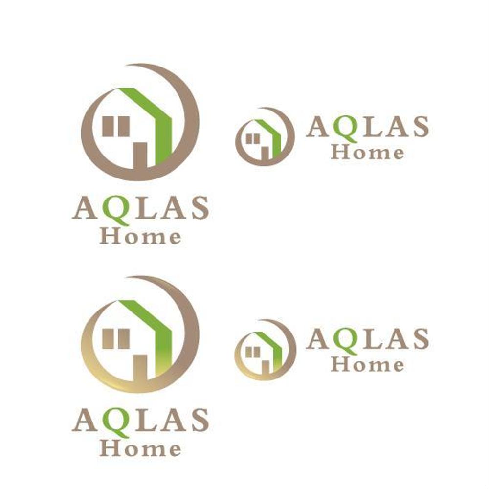 建設会社　新築事業部『ＡＱＬＡＳ Ｈｏｍｅ』のロゴ