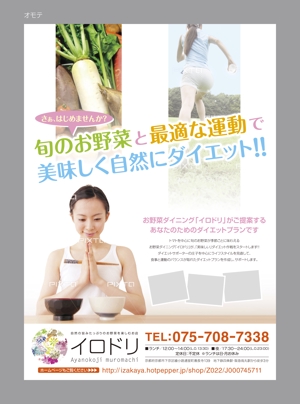 川辺デザイン工房 (ffnanoka_net)さんのダイエットメニューの広告チラシへの提案