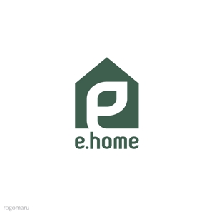 ロゴ研究所 (rogomaru)さんの【e.ホーム】又は【e.home】」のロゴ作成への提案