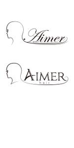 armin（アルミン） (armin)さんの美容室  Aimer  のロゴへの提案