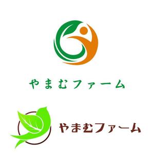 ぽんぽん (haruka322)さんの家庭菜園ウェブサイト「やまむファーム」のロゴ作成依頼への提案