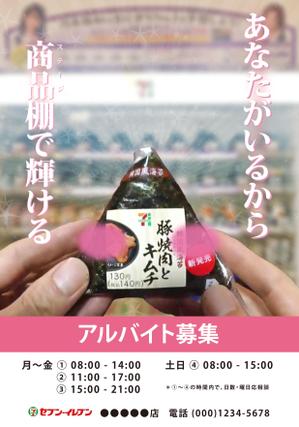 Daisuke (Daisuke241)さんの思わずSNSで拡散したくなるような、面白いデザインの求人ポスターへの提案