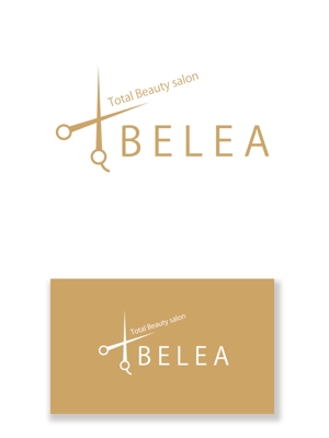 serve2000 (serve2000)さんの新規　美容室「BELEA (ビレア)」のロゴへの提案