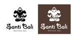 claphandsさんの「Santi Bali」のロゴ作成への提案