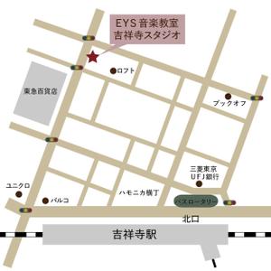 nakacnet (nakacnet)さんの新規オープンのスタジオの案内地図への提案