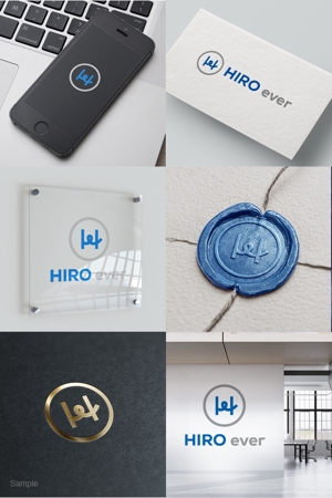 na_86 (na_86)さんの保険調剤薬局の経営「株式会社 HIRO ever」のロゴへの提案