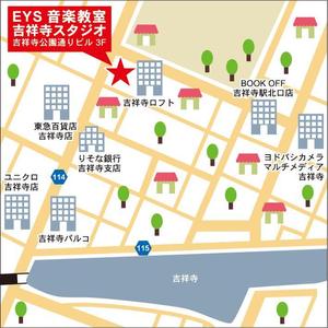 matd ()さんの新規オープンのスタジオの案内地図への提案