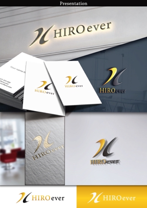 hayate_design ()さんの保険調剤薬局の経営「株式会社 HIRO ever」のロゴへの提案