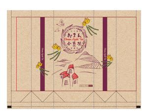 S O B A N I graphica (csr5460)さんの石川県津幡市の特産品「小豆茶」のパッケージデザインへの提案