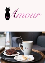 Mika.M (mika7)さんの食器・雑貨ネットショップ「Amour」（アムール）のロゴ作成の依頼への提案