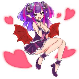 りも (nohohonto)さんのゲームに登場するモンスターのイラスト(サキュバス少女)への提案