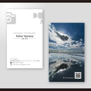 和田淳志 (Oka_Surfer)さんのフリーランスのカメラマンとして活動する名刺デザインへの提案