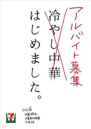 Chappy (chappy02)さんの思わずSNSで拡散したくなるような、面白いデザインの求人ポスターへの提案