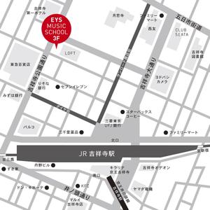 311 (room311)さんの新規オープンのスタジオの案内地図への提案