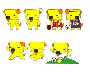 kariusさんのスポーツポータルサイトのキャラクター作成への提案