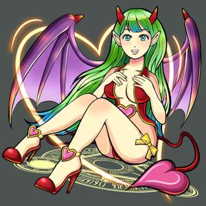 bellmom (bellmom528)さんのゲームに登場するモンスターのイラスト(サキュバス少女)への提案
