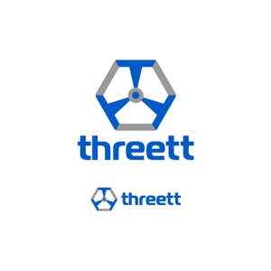 大小 (yumikayoo)さんのthreett (スリット)『3つのT』のロゴへの提案