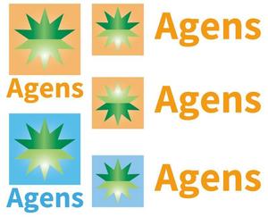 THREEWHEELS (threewheels)さんの業務代行サービス会社のロゴ 会社名「Agens エージェンス」への提案