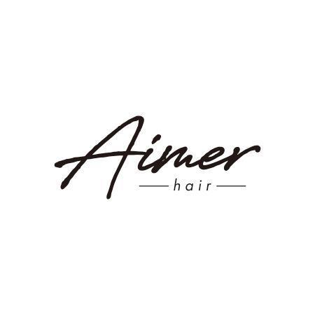 Alne Catさんの事例 実績 提案 美容室 Aimer のロゴ はじめまして Aln クラウドソーシング ランサーズ