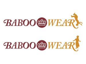 katotさんの「子供服のセレクトショップ「BABOO WEAR」のロゴ制作」のロゴ作成への提案