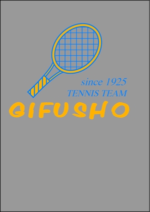 norinoさんのテニス部のチームウェア用ロゴへの提案