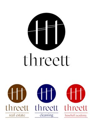 lostfrogさんのthreett (スリット)『3つのT』のロゴへの提案