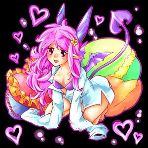 おみ吉 (105105m)さんのゲームに登場するモンスターのイラスト(サキュバス少女)への提案