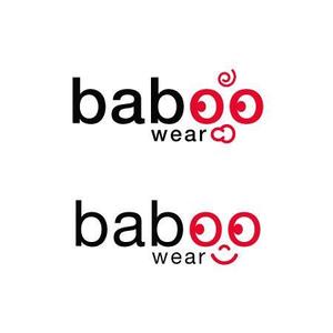 angie design (angie)さんの「子供服のセレクトショップ「BABOO WEAR」のロゴ制作」のロゴ作成への提案