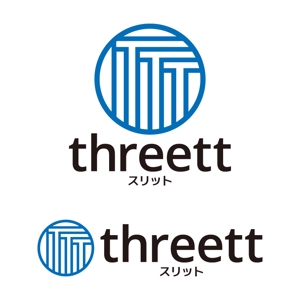 tsujimo (tsujimo)さんのthreett (スリット)『3つのT』のロゴへの提案
