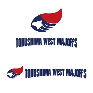 j-design (j-design)さんの新設　中学硬式野球部　TOKUSHIMA WEST　MAJOR’S　の　ロゴへの提案