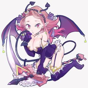 笠岡 (kasaoka)さんのゲームに登場するモンスターのイラスト(サキュバス少女)への提案