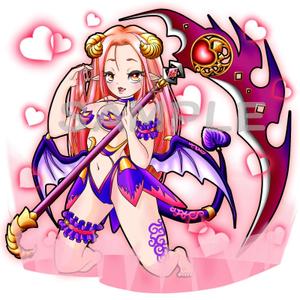 irohacya (irohacya)さんのゲームに登場するモンスターのイラスト(サキュバス少女)への提案