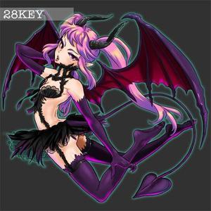 28KEY / ツバキ (28key0)さんのゲームに登場するモンスターのイラスト(サキュバス少女)への提案