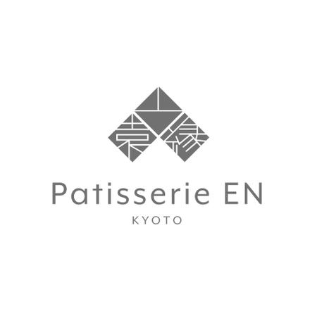 rie-koさんの京都の平安神宮横に併設される和スイーツ『Patisserie　EN』（ﾊﾟﾃｨｽﾘｰｴﾝ）のロゴデザインへの提案