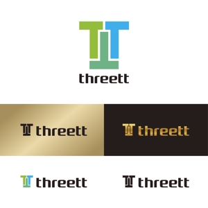 hold_out (hold_out)さんのthreett (スリット)『3つのT』のロゴへの提案